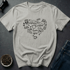 Coffee graphic Coffee Love T-Shirt in Black / S by Caffeine Dept