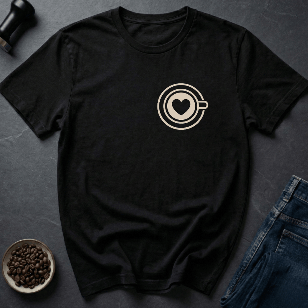 Coffee graphic Coffee Love T-Shirt in Black / S by Caffeine Dept