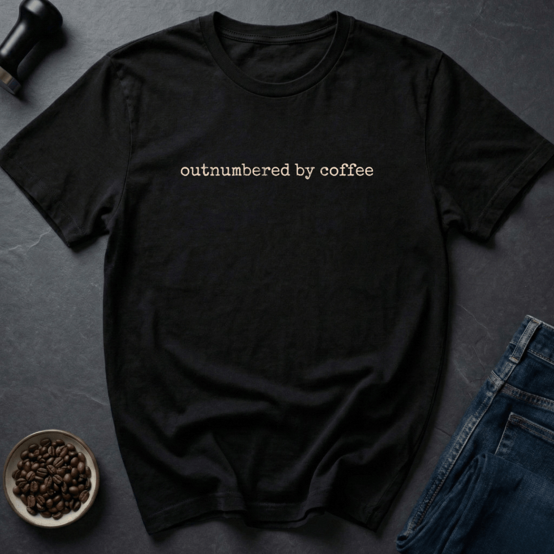 Coffee graphic Coffee Majority T-Shirt in Black / S by Caffeine Dept
