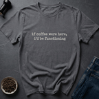 Coffee graphic Coffee Missing T-Shirt in Dark Chocolate / S by Caffeine Dept