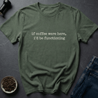 Coffee graphic Coffee Missing T-Shirt in Dark Chocolate / S by Caffeine Dept