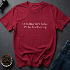 Coffee graphic Coffee Missing T-Shirt in Dark Chocolate / S by Caffeine Dept