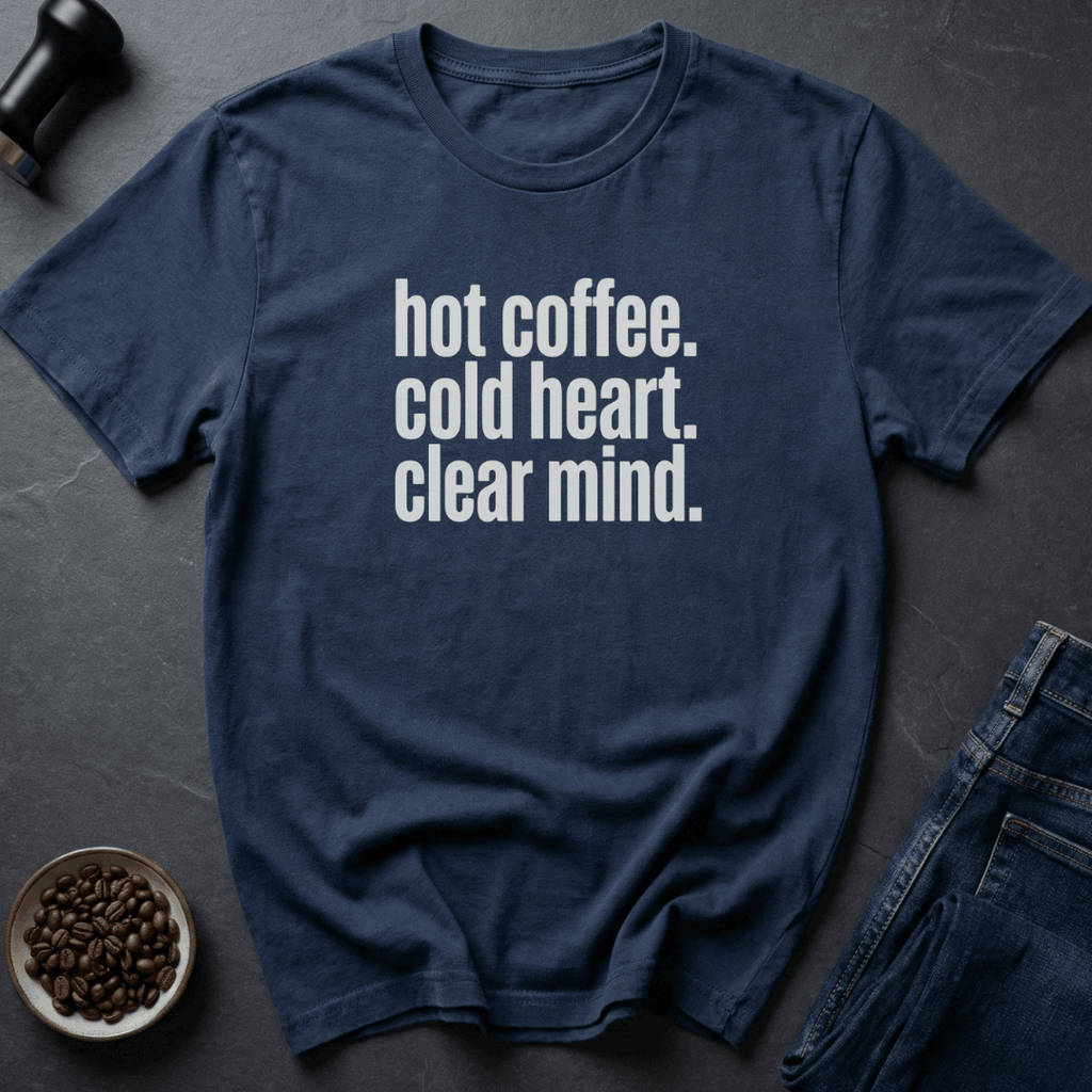Coffee graphic Coffee Mood T-Shirt in Navy / S by Caffeine Dept