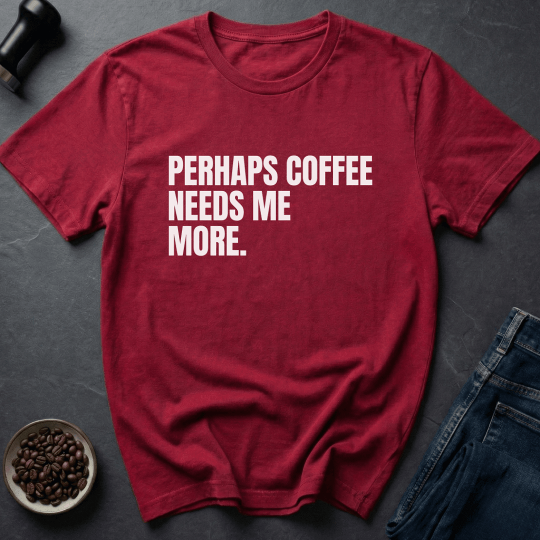 Coffee graphic Coffee Needs T-Shirt in Dark Chocolate / S by Caffeine Dept