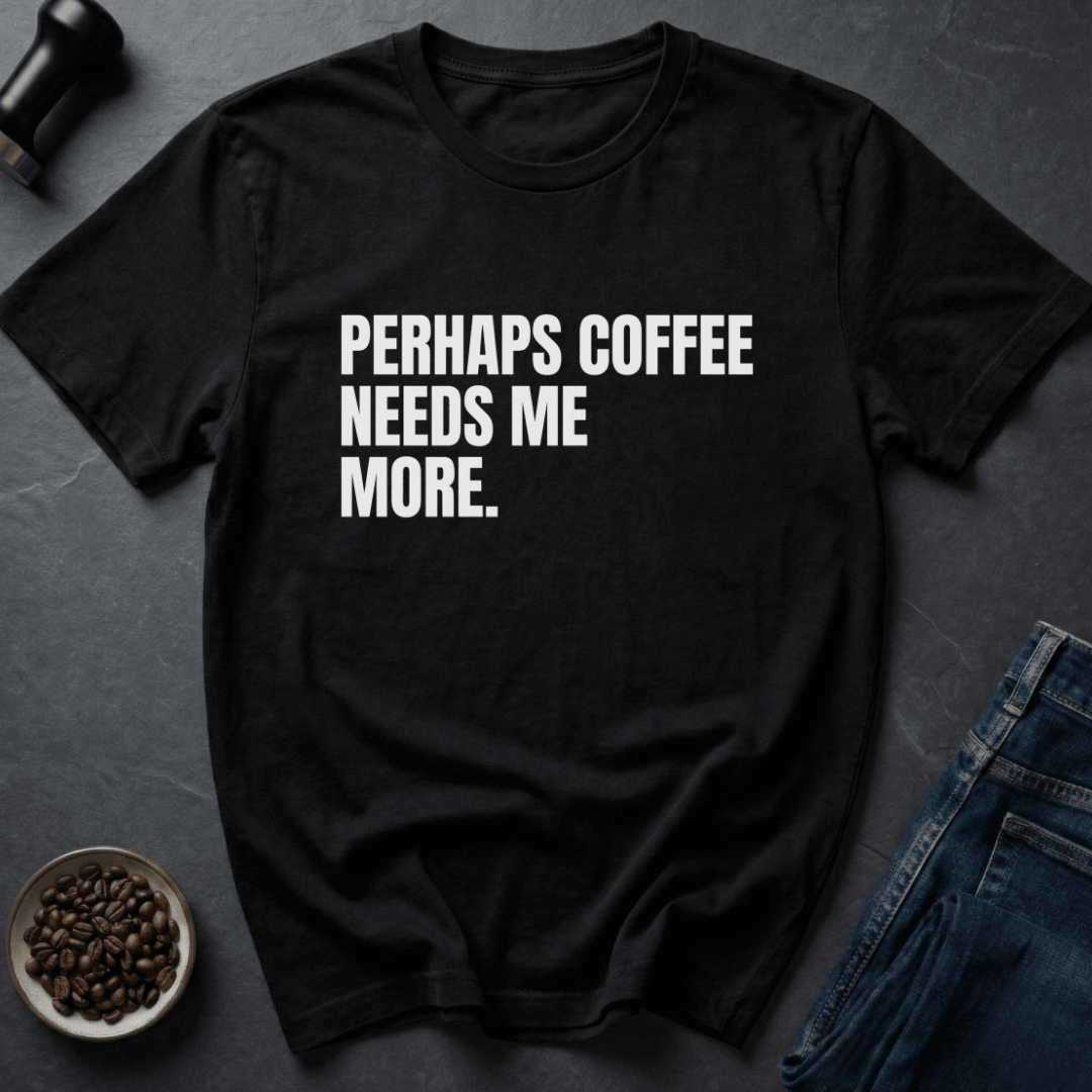 Coffee graphic Coffee Needs T-Shirt in Dark Chocolate / S by Caffeine Dept