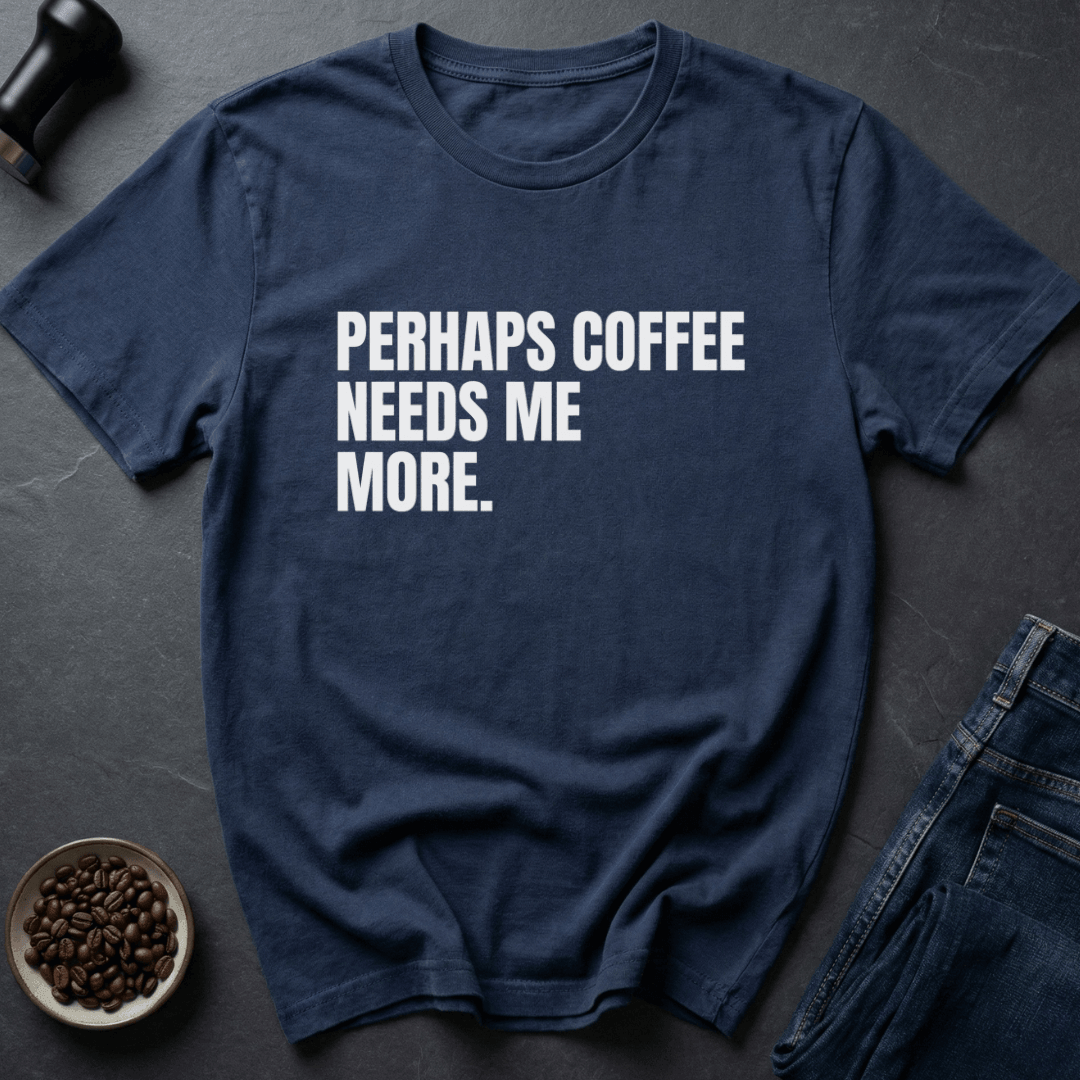 Coffee graphic Coffee Needs T-Shirt in Dark Chocolate / S by Caffeine Dept