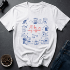 Coffee graphic Coffee Office T-Shirt in Sand / S by Caffeine Dept