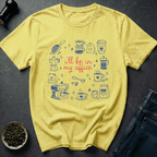 Coffee graphic Coffee Office T-Shirt in Sand / S by Caffeine Dept