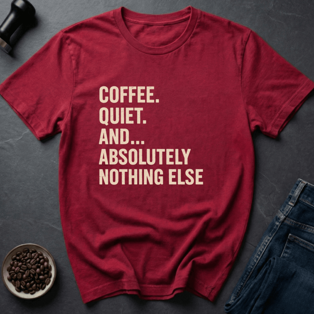 Coffee graphic Coffee Only T-Shirt in Royal / S by Caffeine Dept