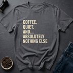 Coffee graphic Coffee Only T-Shirt in Royal / S by Caffeine Dept