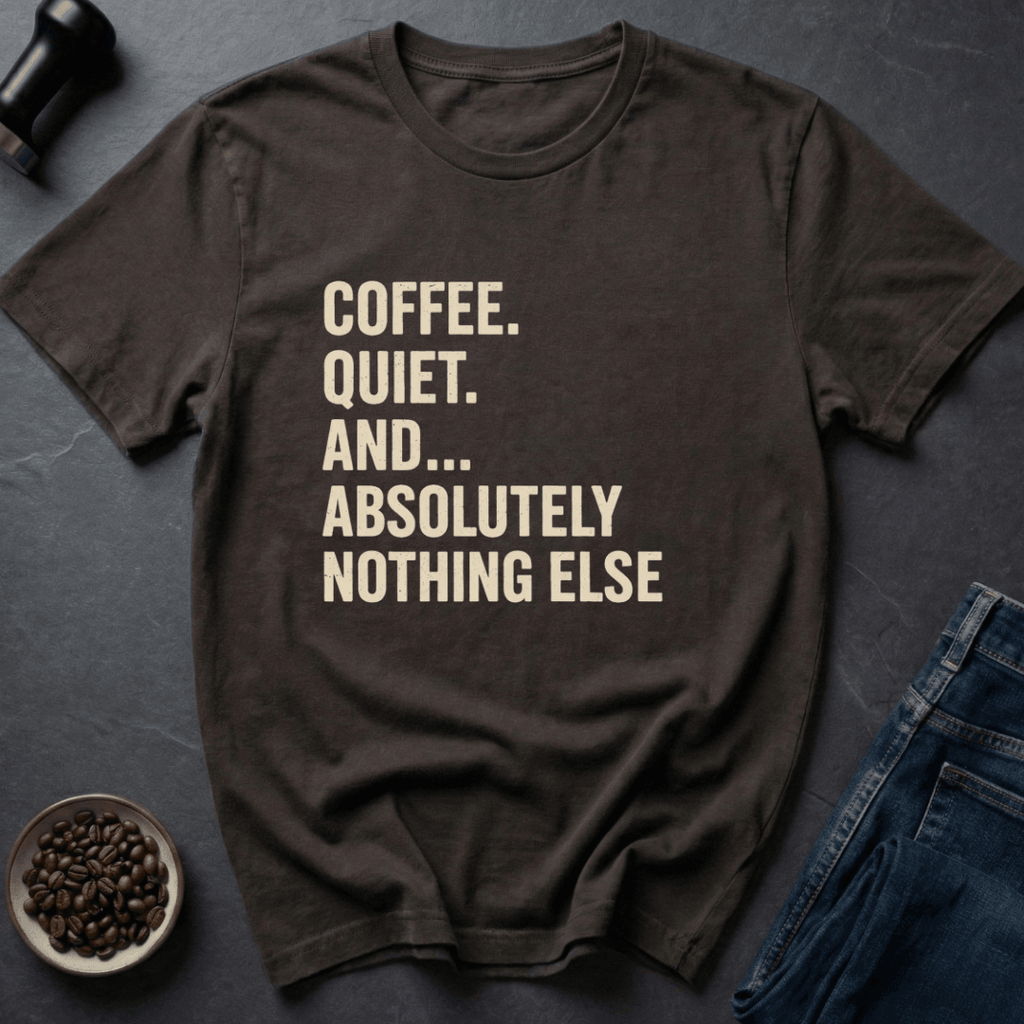 Coffee graphic Coffee Only T-Shirt in Royal / S by Caffeine Dept