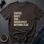 Coffee graphic Coffee Only T-Shirt in Royal / S by Caffeine Dept
