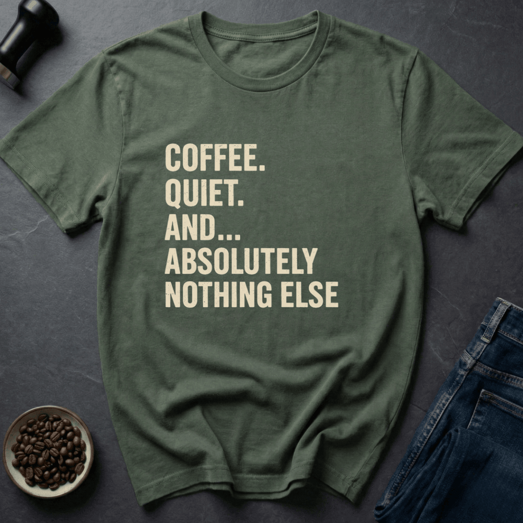 Coffee graphic Coffee Only T-Shirt in Royal / S by Caffeine Dept