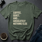 Coffee graphic Coffee Only T-Shirt in Royal / S by Caffeine Dept