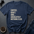 Coffee graphic Coffee Only T-Shirt in Royal / S by Caffeine Dept
