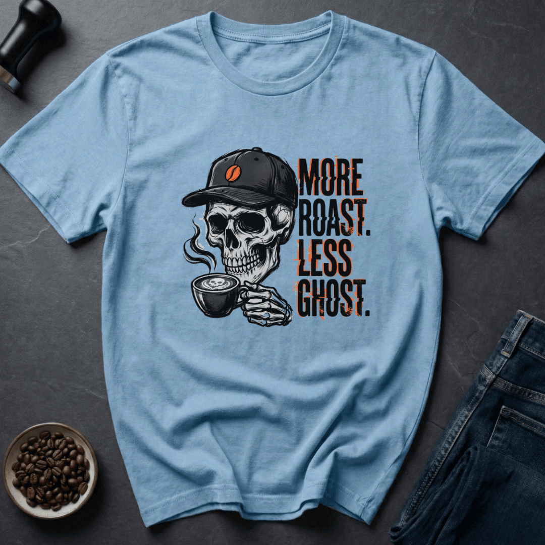 Coffee graphic Coffee Or Else T-Shirt in Light Blue / S by Caffeine Dept