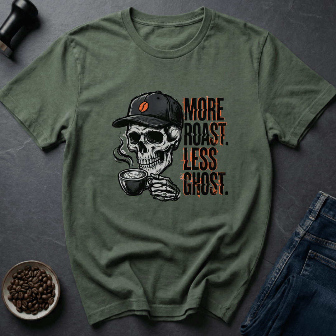Coffee graphic Coffee Or Else T-Shirt in Light Blue / S by Caffeine Dept