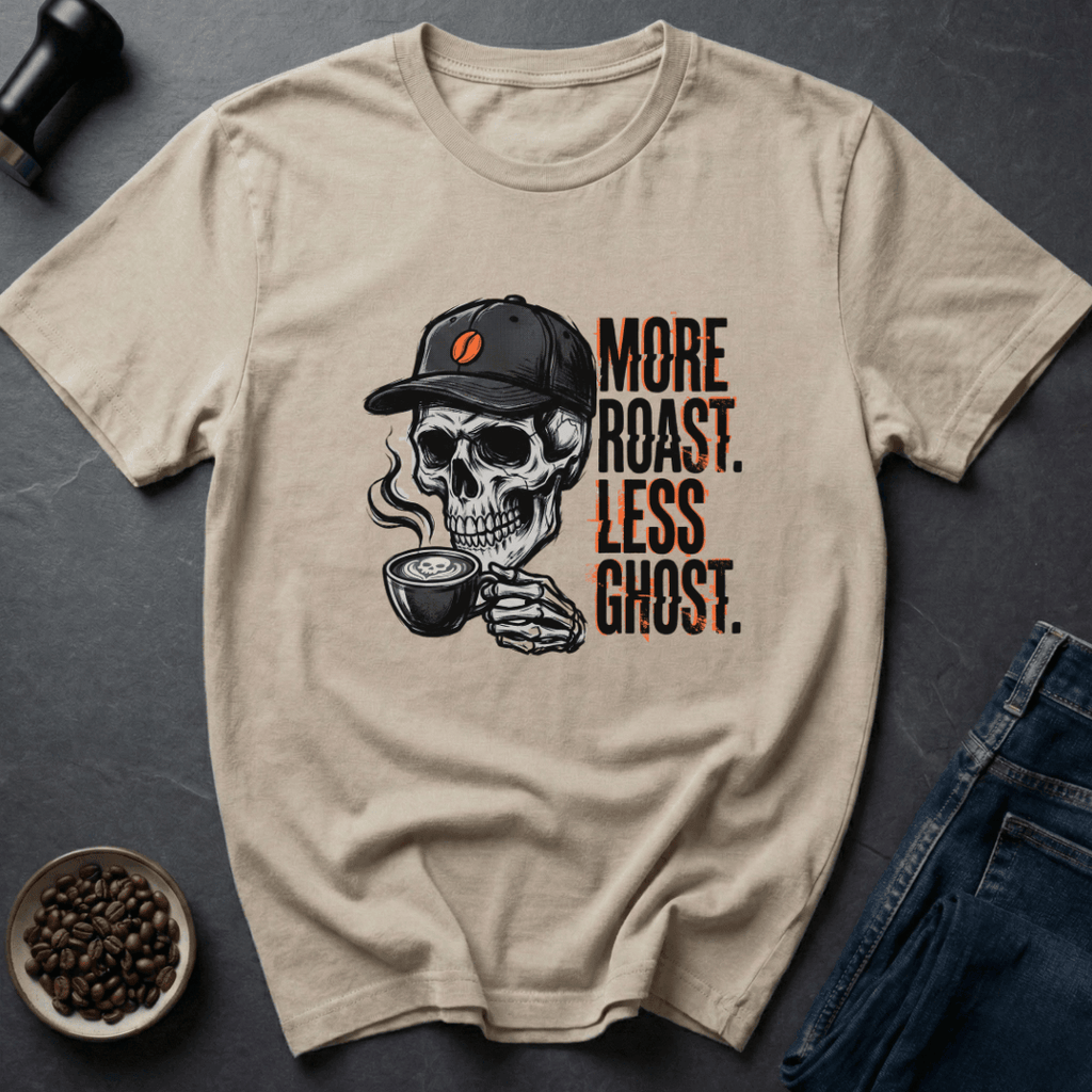 Coffee graphic Coffee Or Else T-Shirt in Light Blue / S by Caffeine Dept