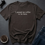 Coffee graphic Coffee Pause T-Shirt in Dark Chocolate / S by Caffeine Dept