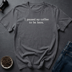 Coffee graphic Coffee Pause T-Shirt in Dark Chocolate / S by Caffeine Dept