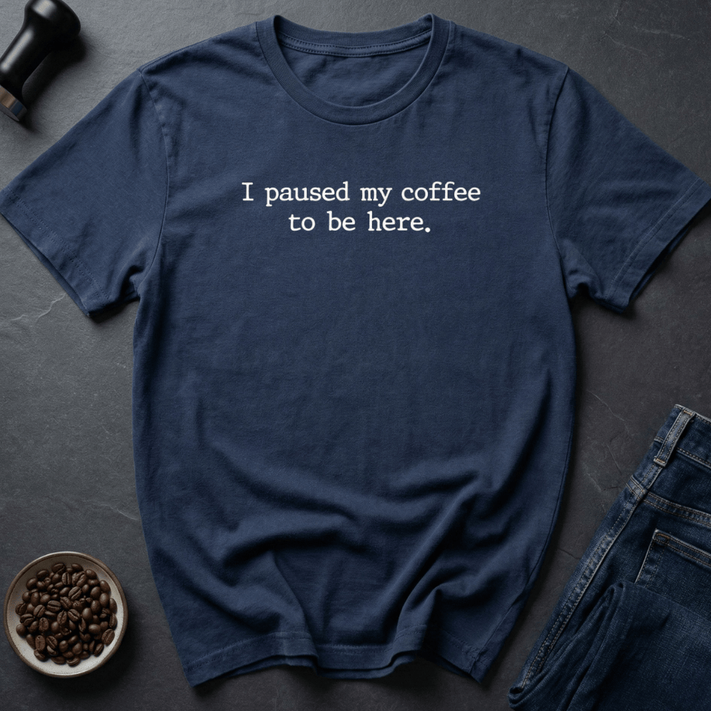 Coffee graphic Coffee Pause T-Shirt in Dark Chocolate / S by Caffeine Dept