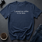 Coffee graphic Coffee Pause T-Shirt in Dark Chocolate / S by Caffeine Dept