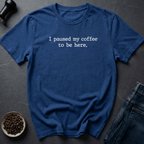 Coffee graphic Coffee Pause T-Shirt in Dark Chocolate / S by Caffeine Dept