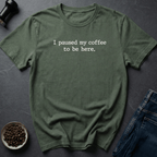 Coffee graphic Coffee Pause T-Shirt in Dark Chocolate / S by Caffeine Dept