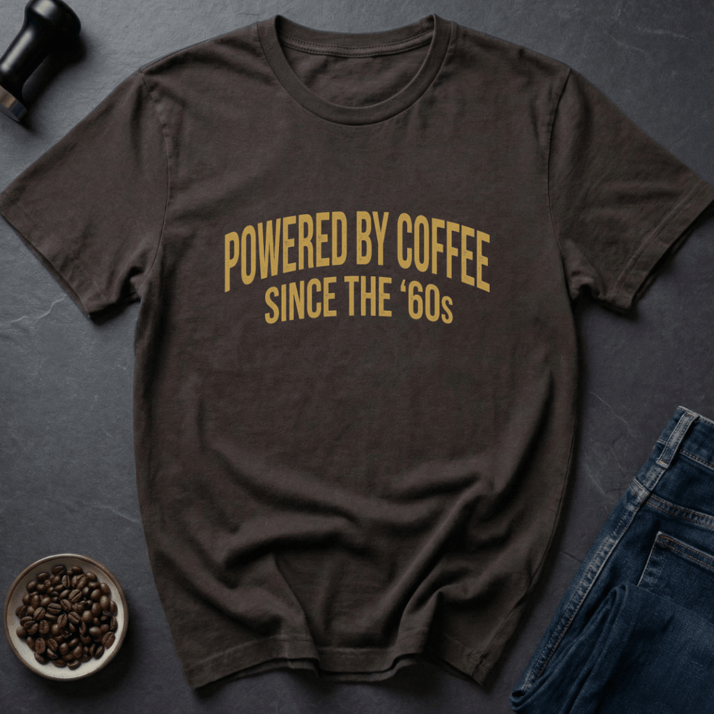 Coffee graphic Coffee Powered T-Shirt in Black / S by Caffeine Dept
