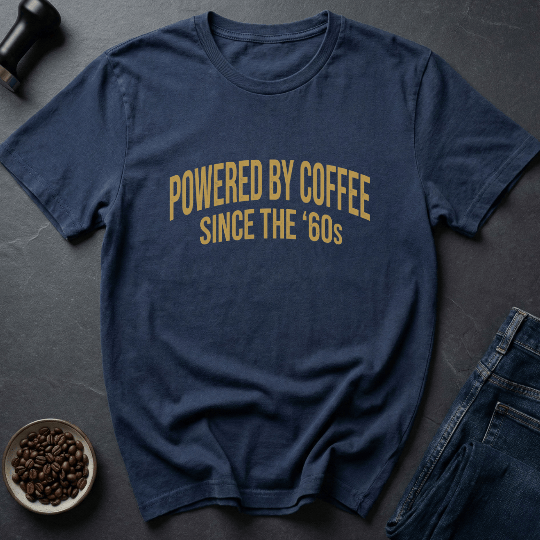 Coffee graphic Coffee Powered T-Shirt in Black / S by Caffeine Dept