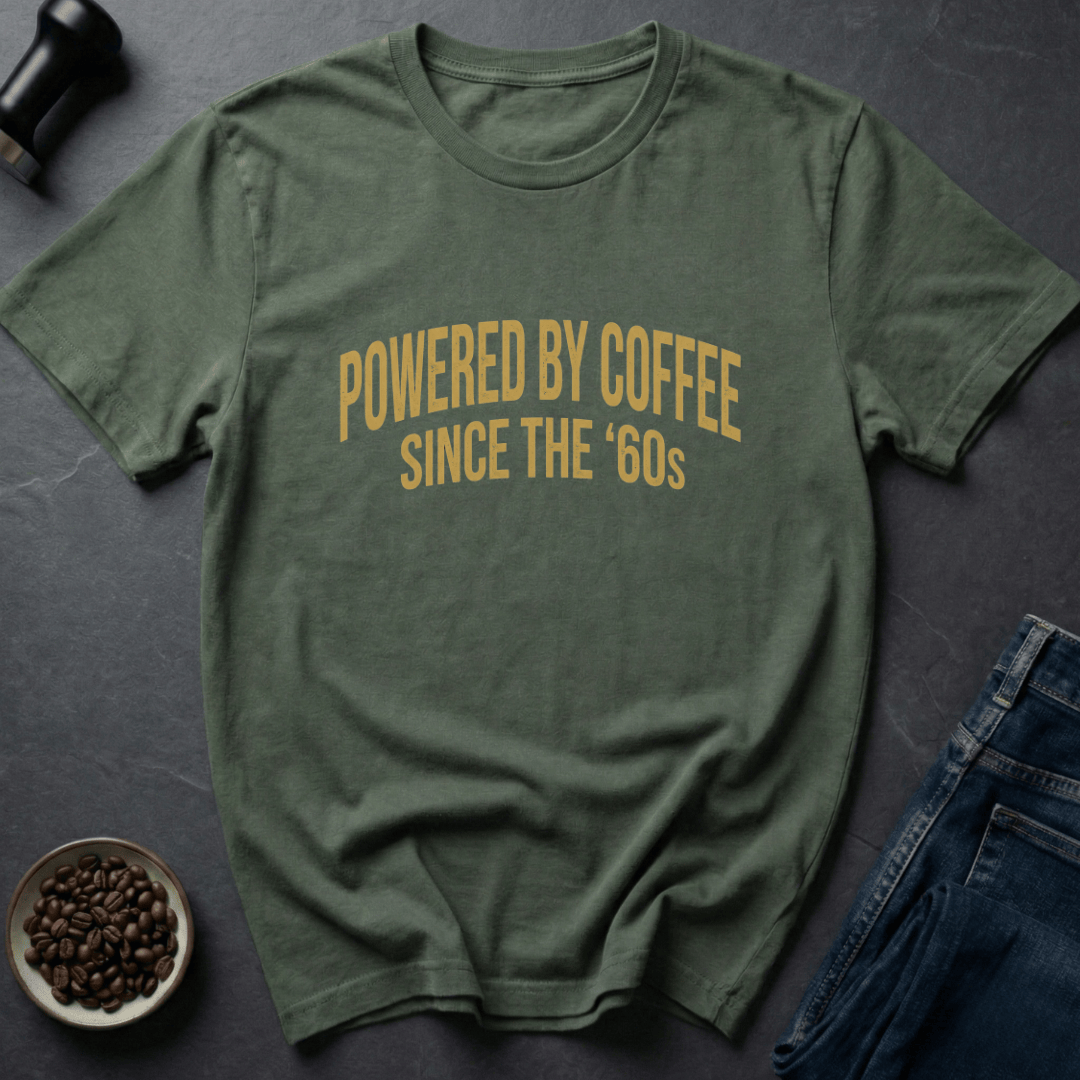 Coffee graphic Coffee Powered T-Shirt in Black / S by Caffeine Dept