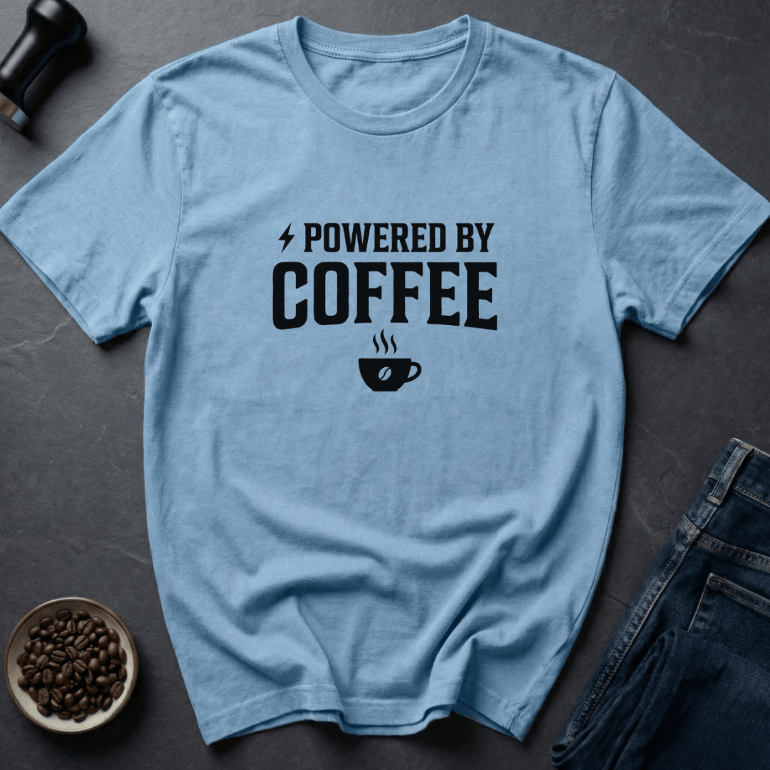 Coffee graphic Coffee Powered T-Shirt in Sand / S by Caffeine Dept