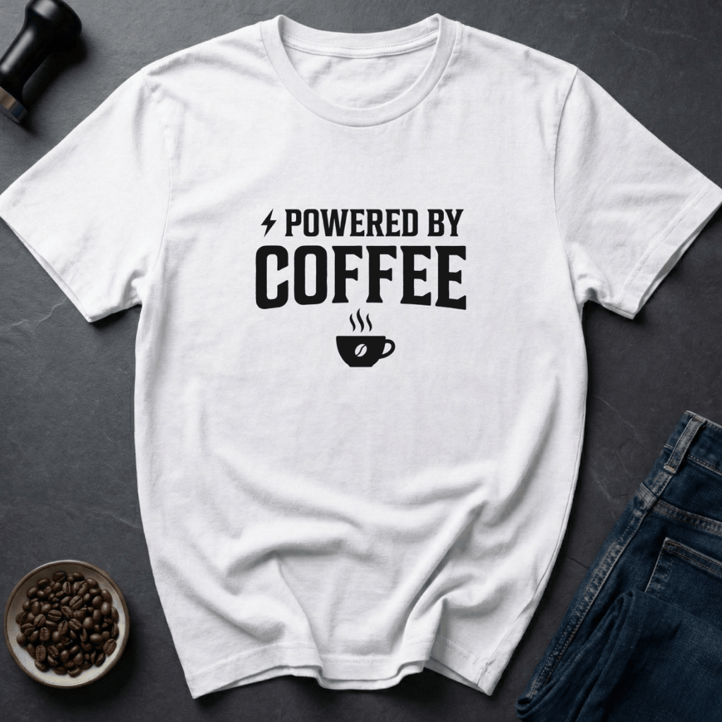 Coffee graphic Coffee Powered T-Shirt in Sand / S by Caffeine Dept