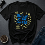 Coffee graphic Coffee Queen T-Shirt in Sand / S by Caffeine Dept
