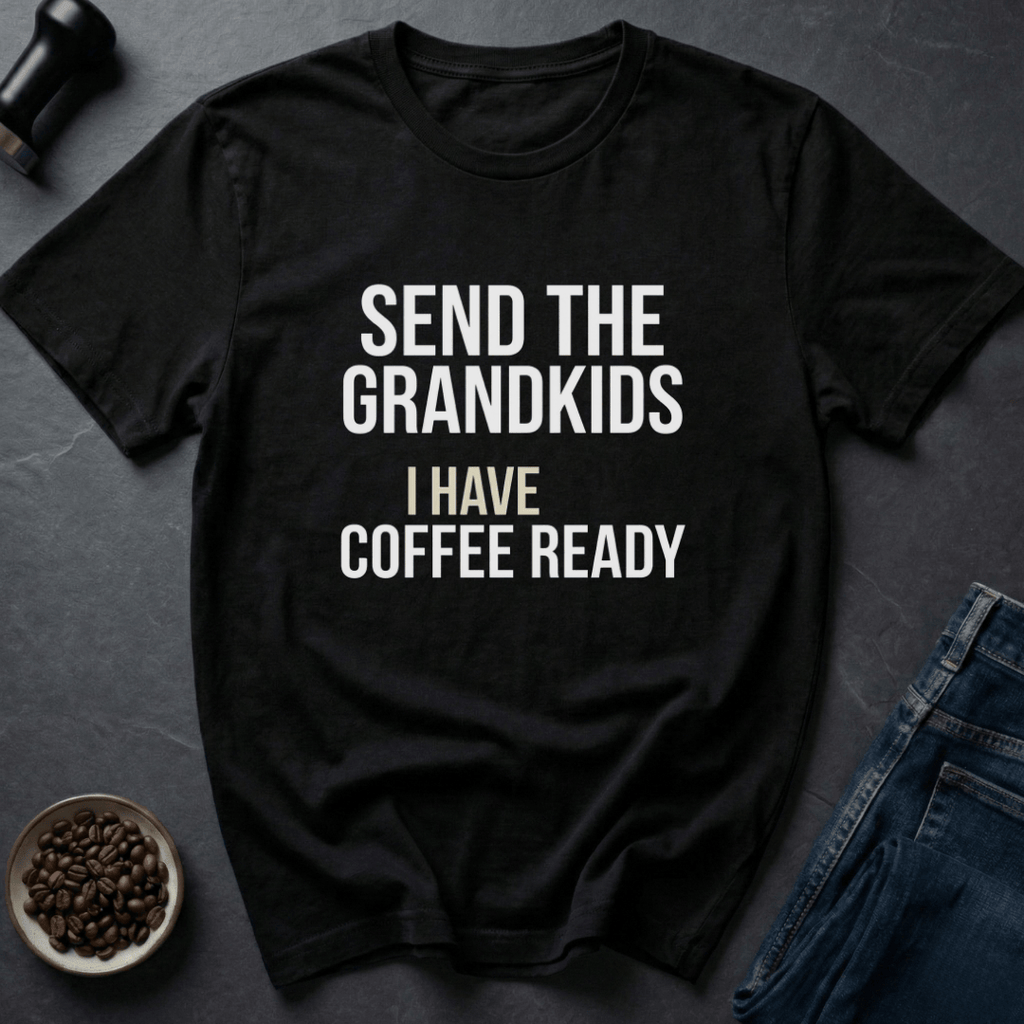 Coffee graphic Coffee Ready T-Shirt in Dark Chocolate / S by Caffeine Dept