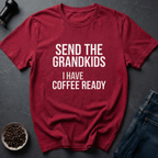Coffee graphic Coffee Ready T-Shirt in Dark Chocolate / S by Caffeine Dept