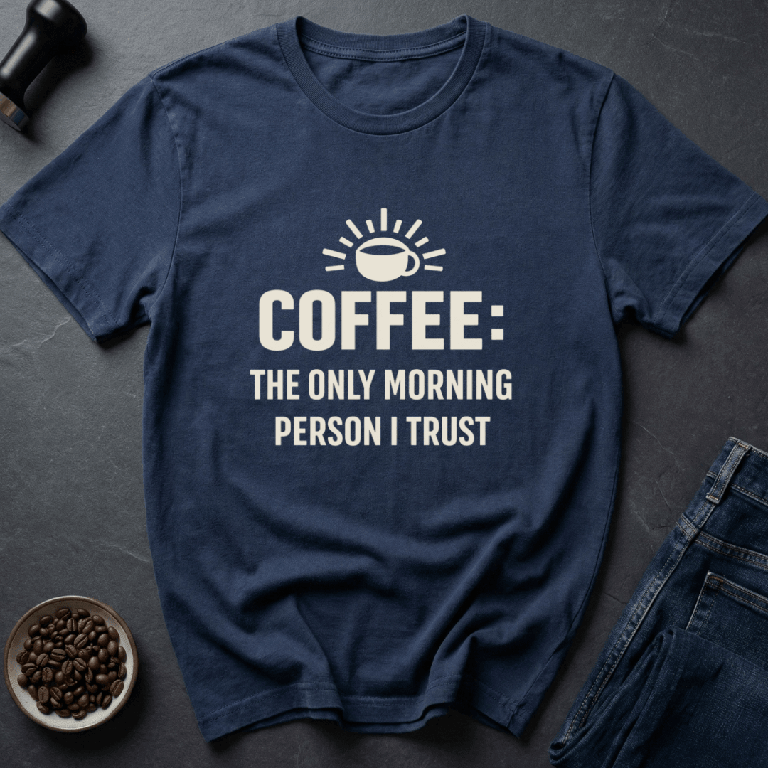 Coffee graphic Coffee Repeat T-Shirt in Charcoal / S by Caffeine Dept