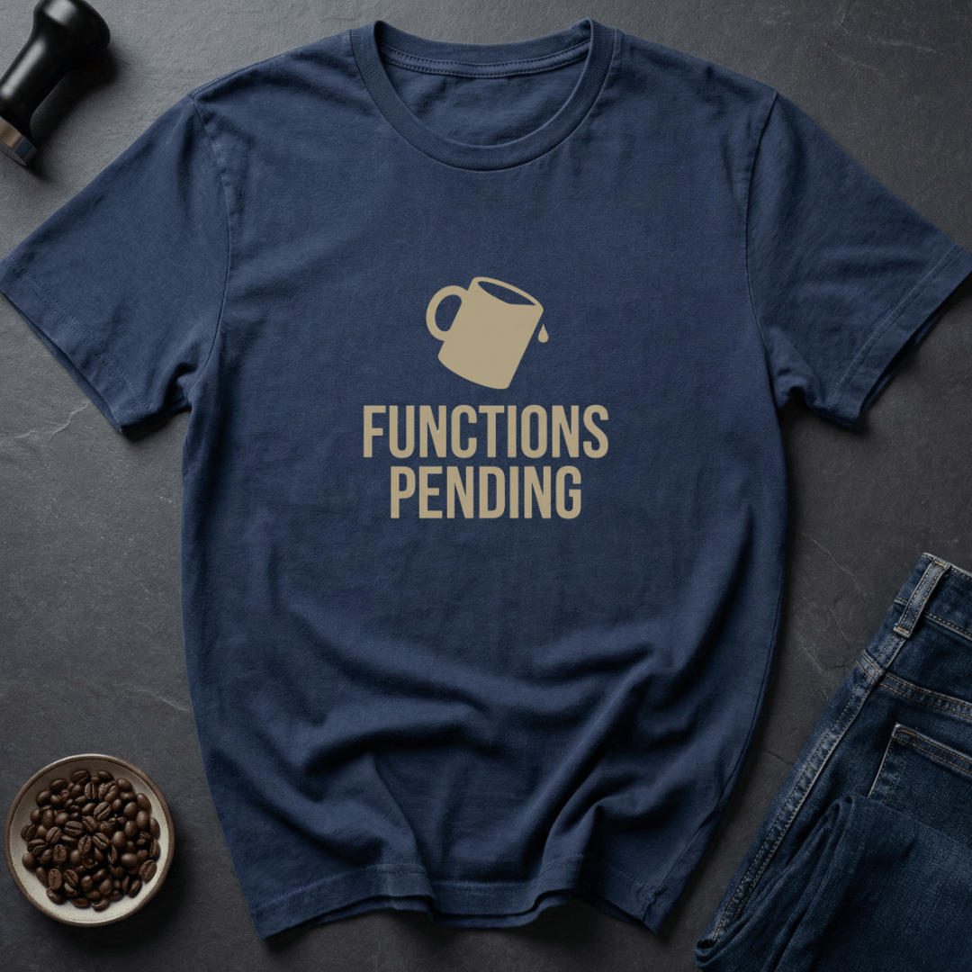 Coffee graphic Coffee Required T-Shirt in Charcoal / S by Caffeine Dept