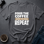 Coffee graphic Coffee Reset T-Shirt in Navy / S by Caffeine Dept