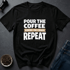 Coffee graphic Coffee Reset T-Shirt in Navy / S by Caffeine Dept