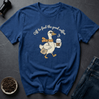 Coffee graphic Coffee Run T-Shirt in Dark Chocolate / S by Caffeine Dept