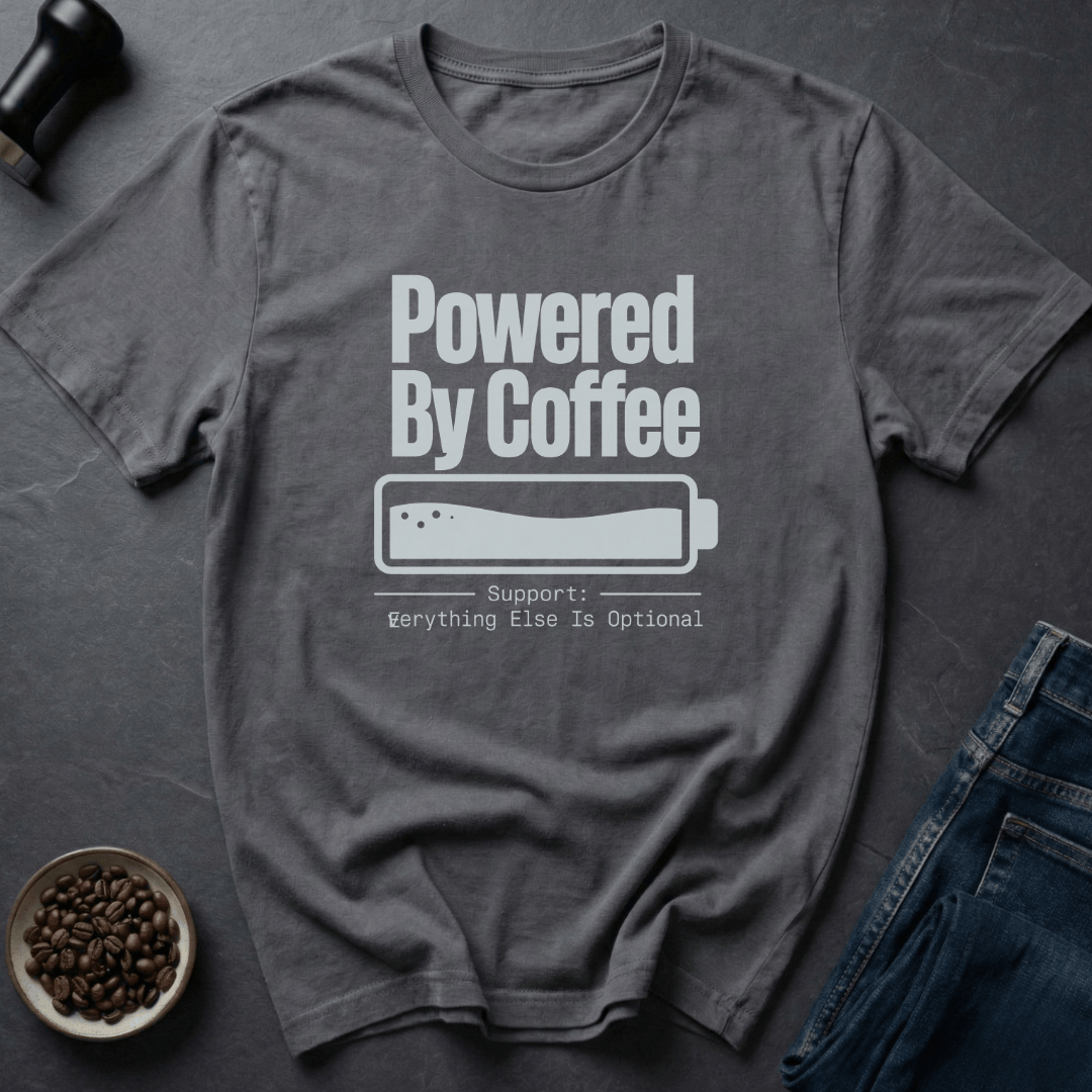 Coffee graphic Coffee Tester T-Shirt in Charcoal / S by Caffeine Dept
