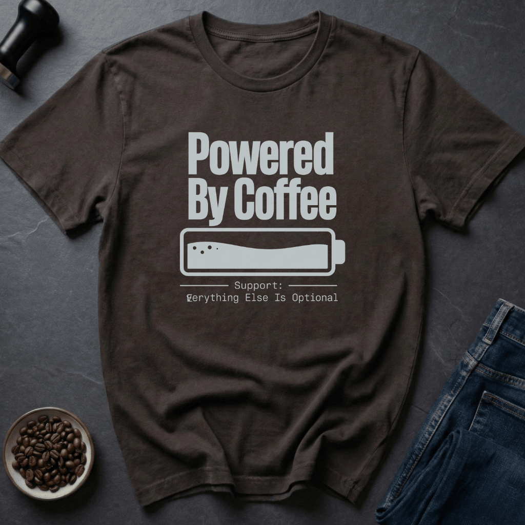 Coffee graphic Coffee Tester T-Shirt in Dark Chocolate / S by Caffeine Dept