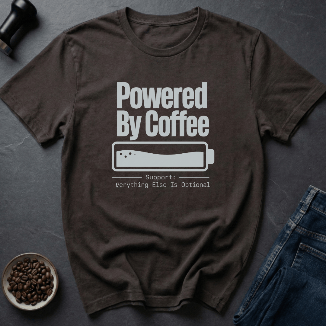 Coffee graphic Coffee Tester T-Shirt in Dark Chocolate / S by Caffeine Dept