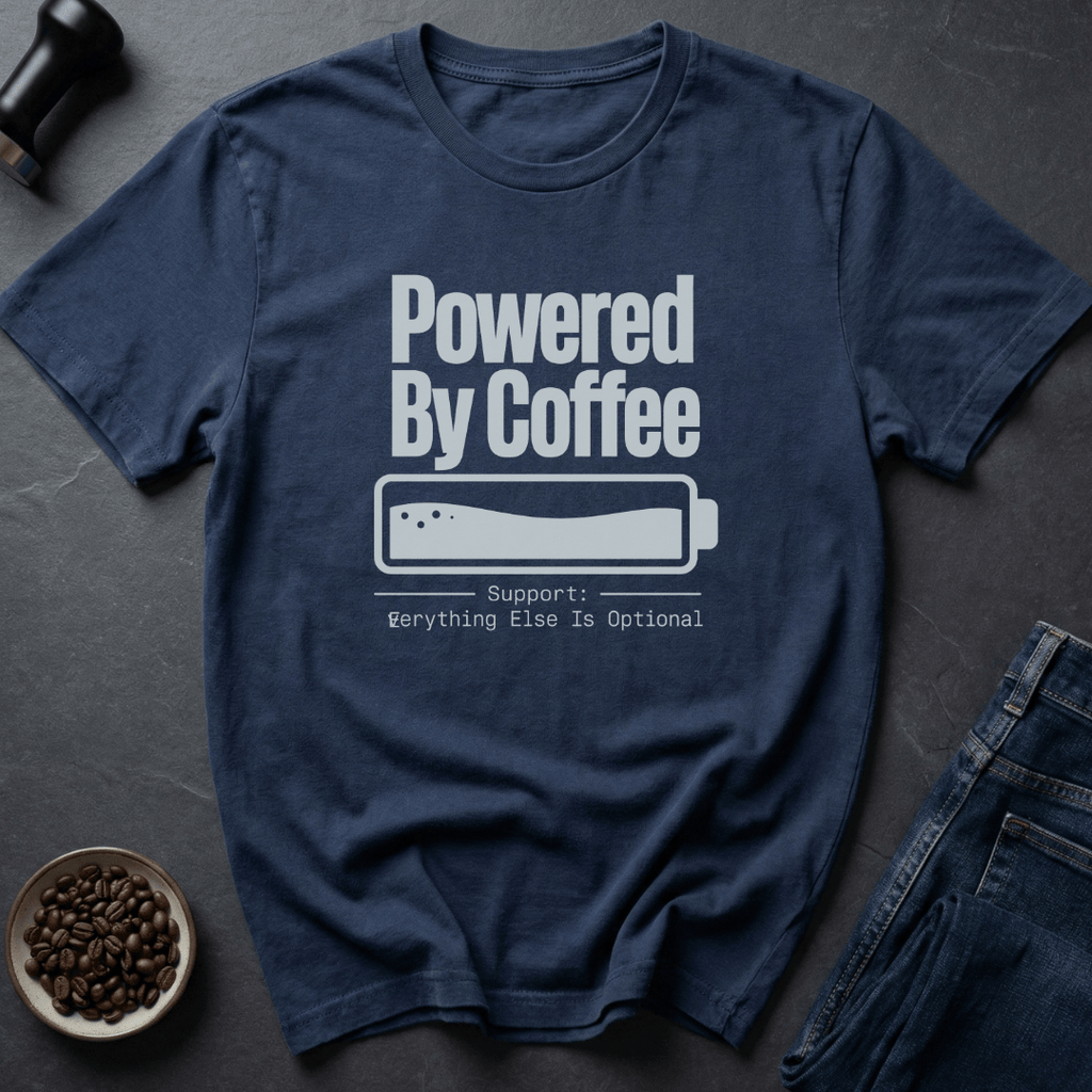 Coffee graphic Coffee Tester T-Shirt in Navy / S by Caffeine Dept