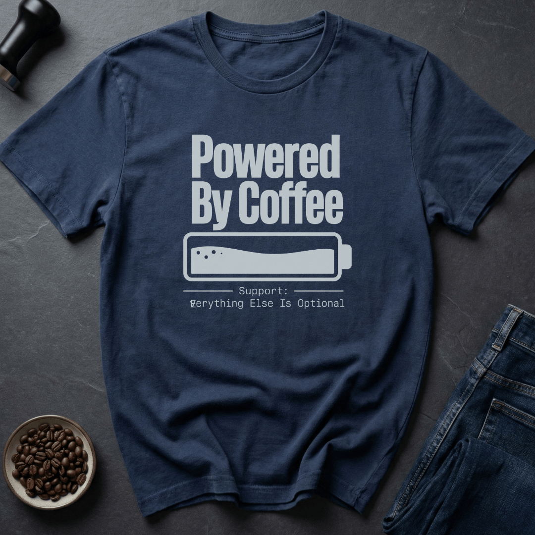 Coffee graphic Coffee Tester T-Shirt in Navy / S by Caffeine Dept