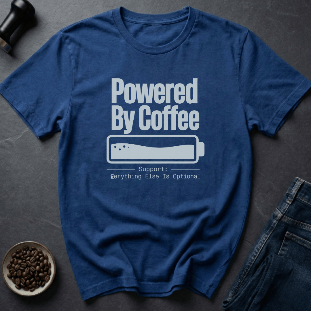 Coffee graphic Coffee Tester T-Shirt in Royal / S by Caffeine Dept