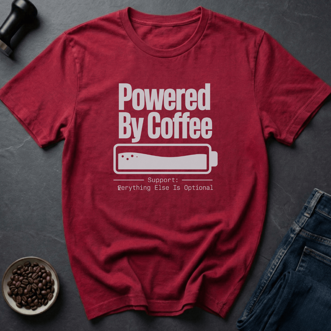 Coffee graphic Coffee Tester T-Shirt in Heather Red / S by Caffeine Dept