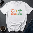 Coffee graphic Coffee Wins T-Shirt in Cornsilk / S by Caffeine Dept