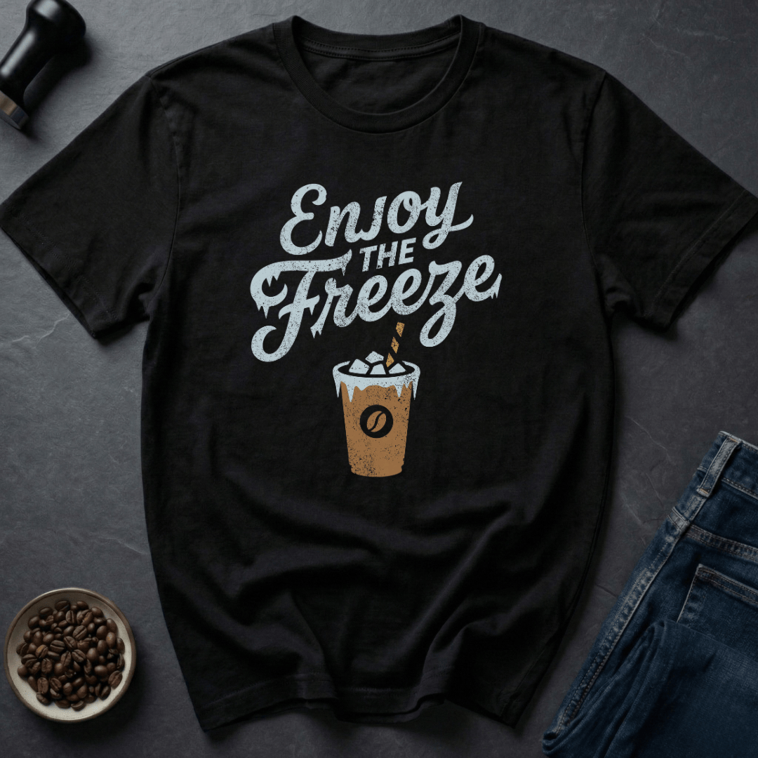 Coffee graphic Cold Bean T-Shirt in Black / S by Caffeine Dept